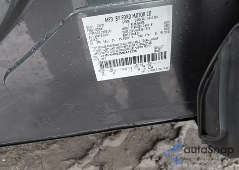 2021 Ford Edge Se z USA, uszkodzony, nr VIN 2FMPK4G92MBA13336